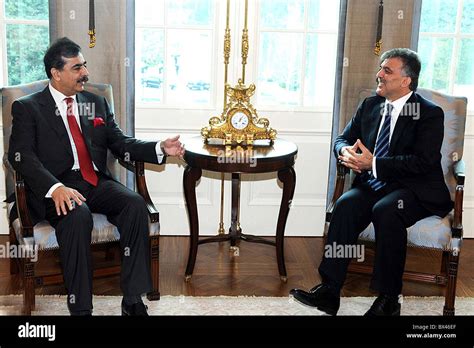 Prime Minister Syed Yousuf Raza Gilani Exchanges Views With Turkey