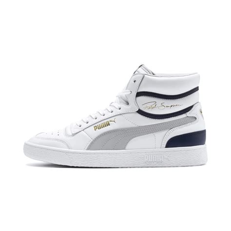 Ralph Sampson Mid Sneakers | White - PUMA