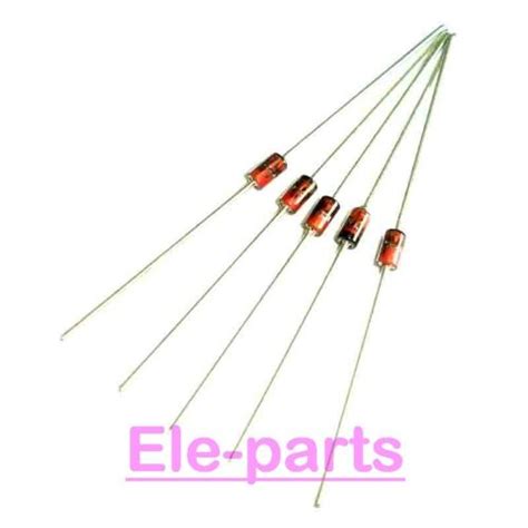 100 Pcs 1n4740a Do 41 1n4740 In4740 10v1w Silicon Planar Zener Diodes