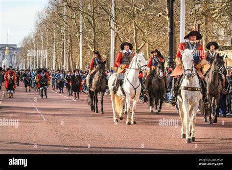 Londres Reino Unido De Enero De La Procesi N En El Centro