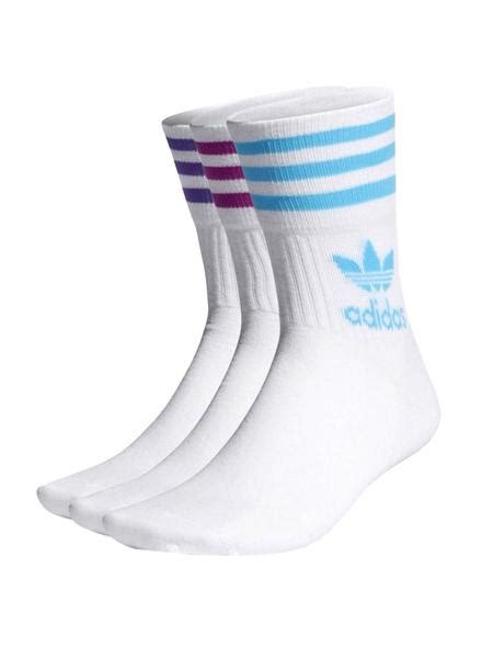 Pack 3 Calcetines Adidas Trefoil Blancos