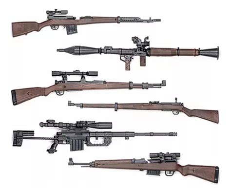Set Rifles Escala D Saldo Para Hot Toys O Phicen Cuotas Sin Inter S
