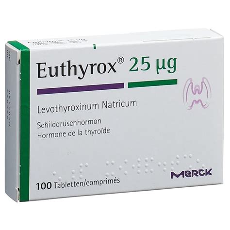 EUTHYROX Cpr 25 Mcg Blist 100 Pce Commander En Ligne