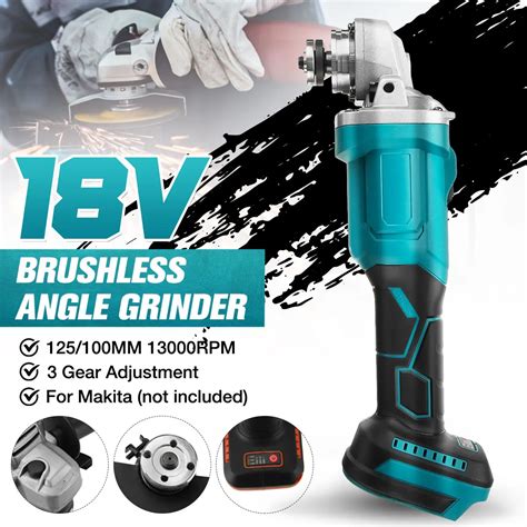 100mm 125mm 800W 3 Speed Brushless Cordless Impact Angle Grinder For