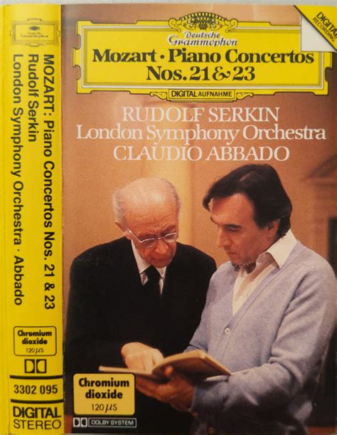 Wolfgang Amadeus Mozart London Symphony Orchestra Rudolf Serkin