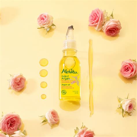 Melvita Huile D Argan BIO Parfum Rose 50 Ml Melvita Sebio