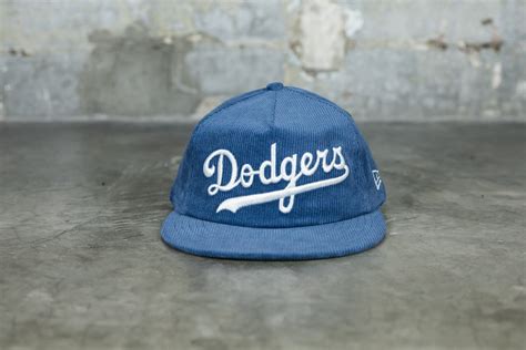 New Era Los Angeles Dodgers Mlb Cooperstown Corduroy Golfer Snapback