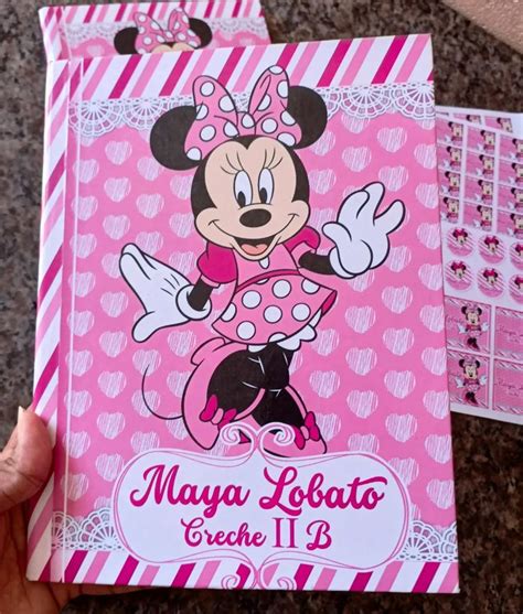 Caderno Brochura Minnie Rosa In 2024 Maya