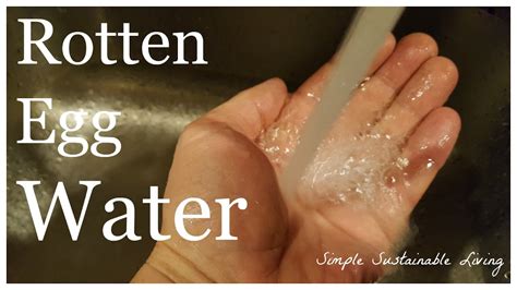 How To Get Rid Of Rotten Egg Smell In Your Hot Water Youtube