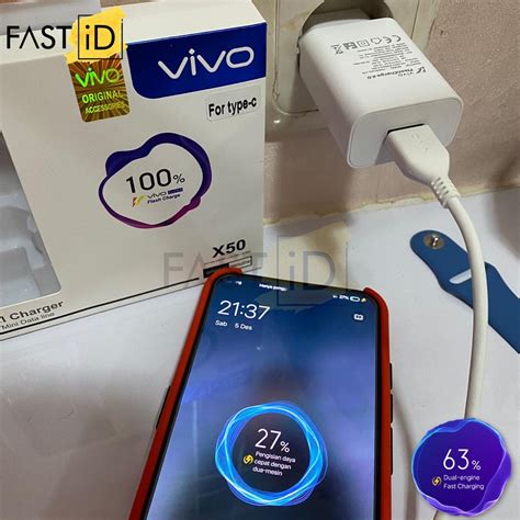 Charger Vivo Original Dual Engine Fast Charging Dua Mesin Micro Usb