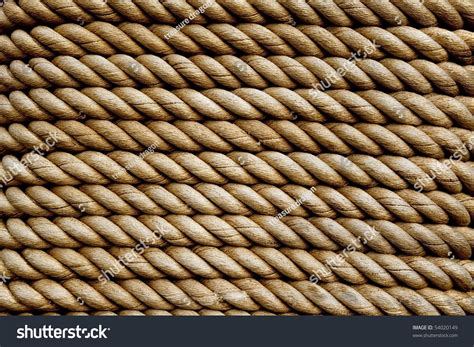 Heavy Rope Texture Background Rope Wrapped Around A Pole As Decoration