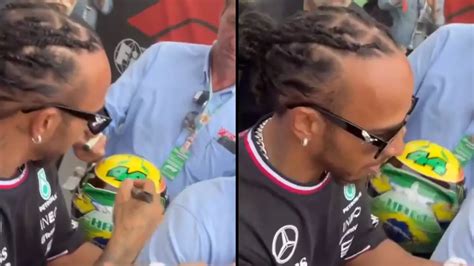 Lewis Hamilton Explained Why He Refuses To Sign Helmets As F1 Star