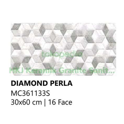 Jual Keramik Lantai Porcelain Diamond Perla Structured Matt Ukuran 30x60 Kab Bandung Hkj