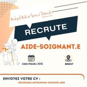 RECRUTEMENT AIDE SOIGNANT E SSIAD DE BREST Archipel aide et soins à