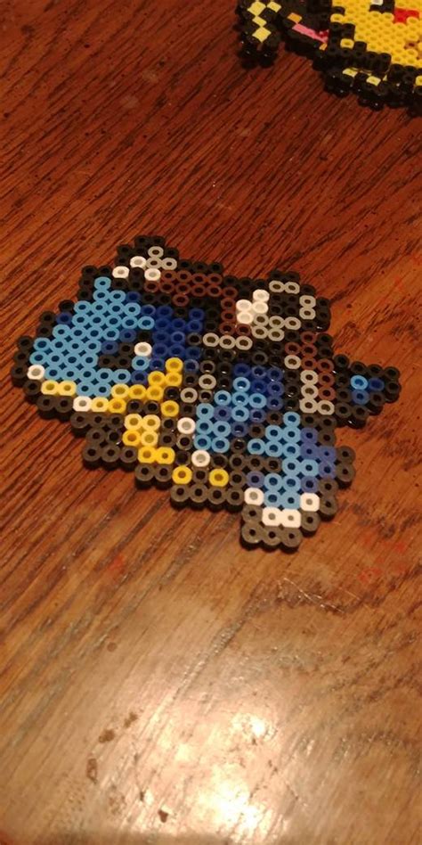 8 Bit Blastoise Perler Bead Figure Etsy