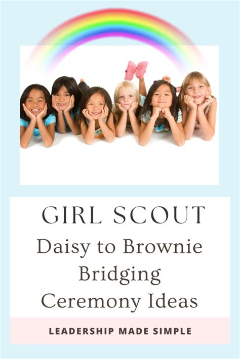 Girl Scout Bridging Ceremony Guide For All Levels Daisy To Adult