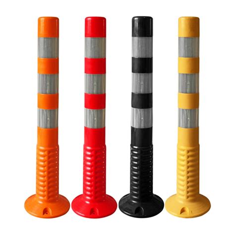 PU Flexible Reflective Delineator Warning Post China Safety Cones And