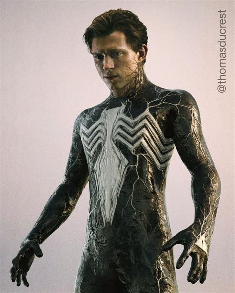 Spider Man No Way Home Artist Imagines Tom Holland In Venom Suit Photos