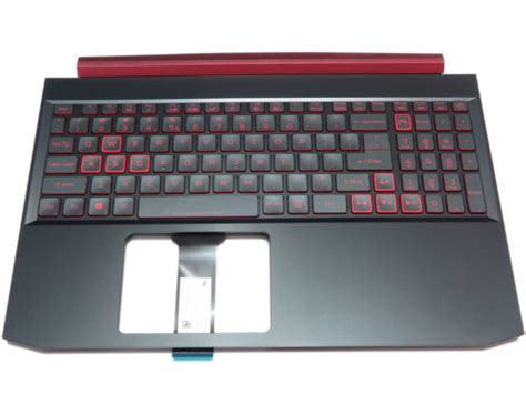 FOR ACER Nitro 5 AN515 54 Palmrest Backlit Keyboard BLACK GTX1050 EBay