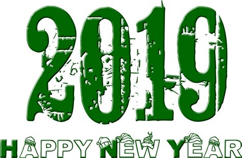 Download 2019 Transparent Png Happy New Year Calligraphy Clipartkey