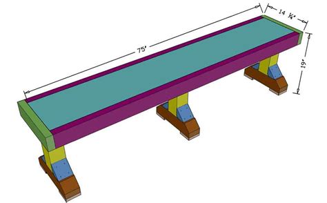 How To Build A DIY Farmhouse Bench TheDIYPlan