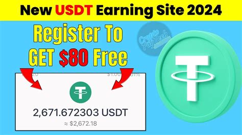 Register To Get Usdt New Usdt Earning Site Live Payment