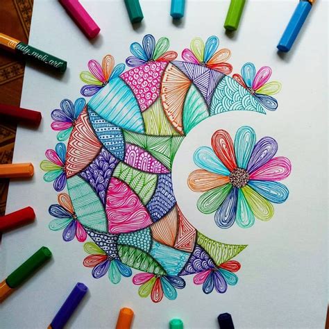 2 172 Likes 64 Comments Mandalas Zentangles Doodles Lady Meli Art On Instagram