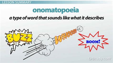 What Is The Effect Of Onomatopoeia Lesson