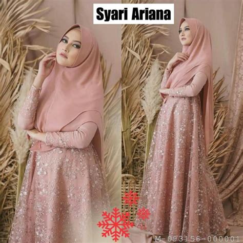 Deskripsi Produk Nama Produk Dress Muslim Wanita Syari Ariana