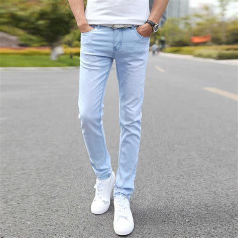 Sky Blue Jeans Pant For Boys And Men With Fashionable Stylish Design