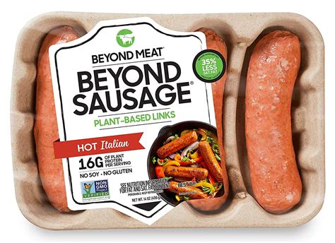 Beyond Meat Sausage Plant-Based Dinner Links, Hot Italian 14 Oz ...