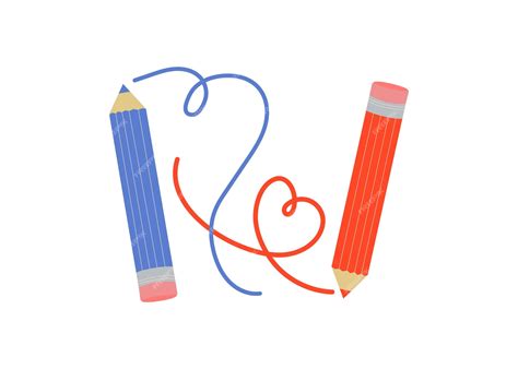 Premium Vector Pencils Drawing