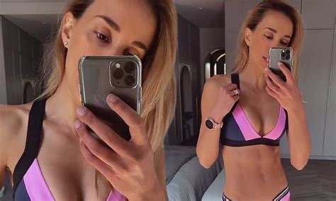 Rebecca Judd Shows Off Her Ample Cleavage And Toned Figure In A Bikini From Her Own Line Daily