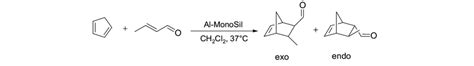 Scheme 1 Diels Alder Reaction Between Cyclopentadiene And Crotonaldehyde Download Scientific