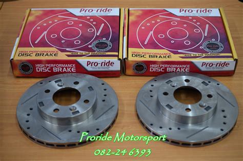 Pro Ride Motorsports Proride Cross Drilled Slotted Front Disc Brake