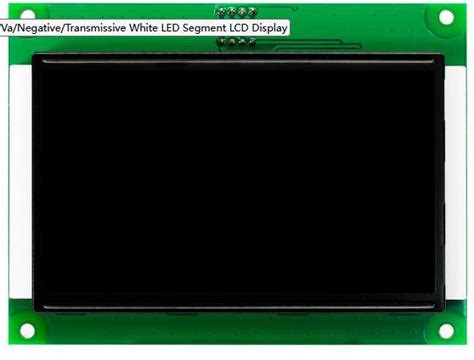 LCD COB Va Negative Transmissive White LED Segment LCD Display China