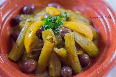 Tajine Aux Cardons Cuisine De Fadila