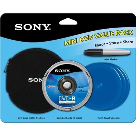 Best Buy Sony DVD Recordable Media DVD R 1 40 GB 10 Pack Spindle