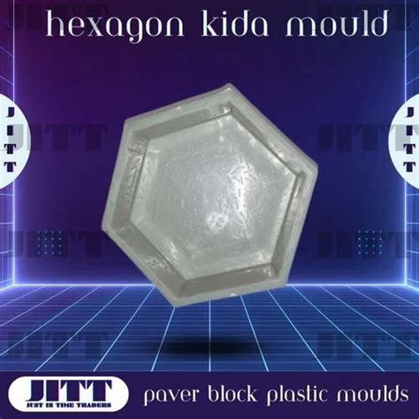 Pvc Hexagon Block Paving Moulds Thickness 60 Mm At Rs 40piece In New