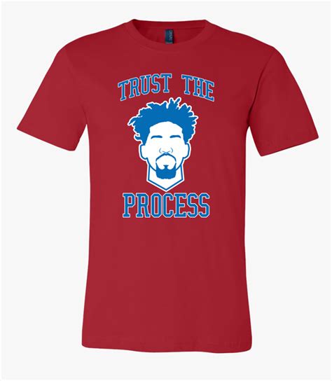 Joel Embiid "trust The Process - T-shirt, HD Png Download - kindpng