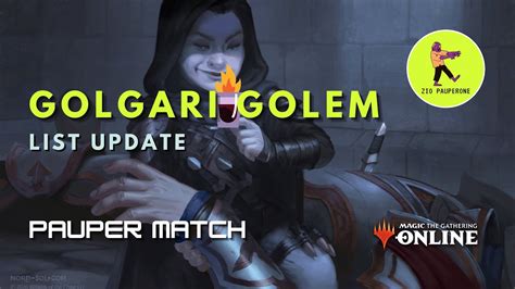 Pauper Match Golgari Golem List Update Back In Black Matchini