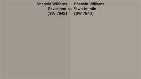 Sherwin Williams Pavestone Vs Fawn Brindle Side By Side Comparison