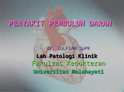 Ppt Penyakit Pembuluh Darah Dokumen Tips