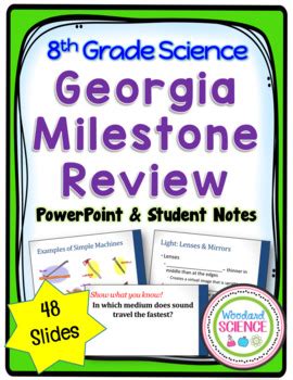 Th Grade Science Georgia Milestone Review Powerpoint And Notes