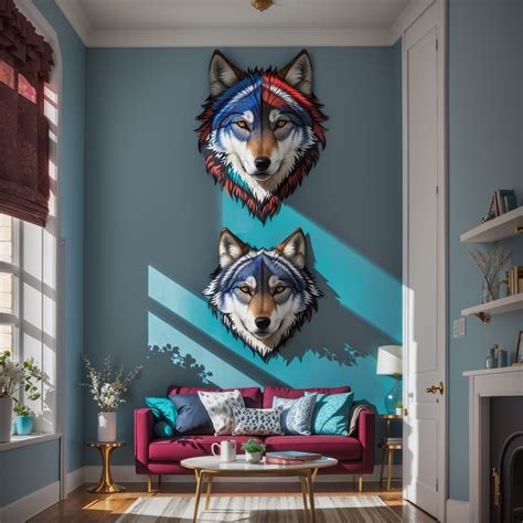 Magnificent Captivating And Alluring Wolf Wall Decor Home Wall Art Decor