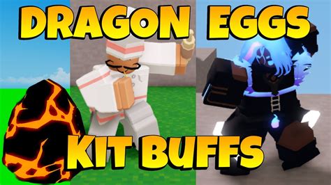 Dragon Eggs Kit Buffs Roblox Bedwars Youtube