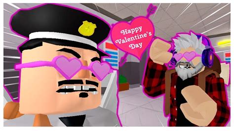 Corra Do Policial No Dia Dos Namorados Roblox Gary S School