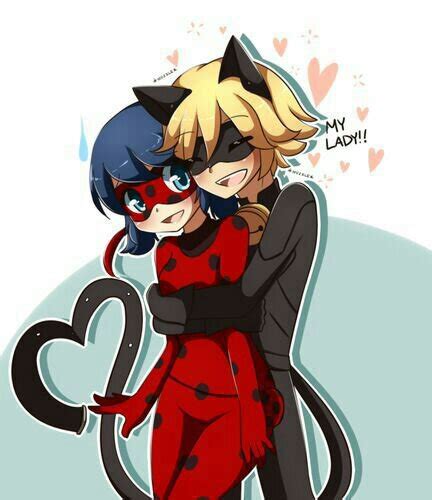 🐞 🐾fanart Ladynoir Chibi 🍭 Dibujo De Ladybug Y Chat Noir En Versión Chibi 🍭🐾 🐞