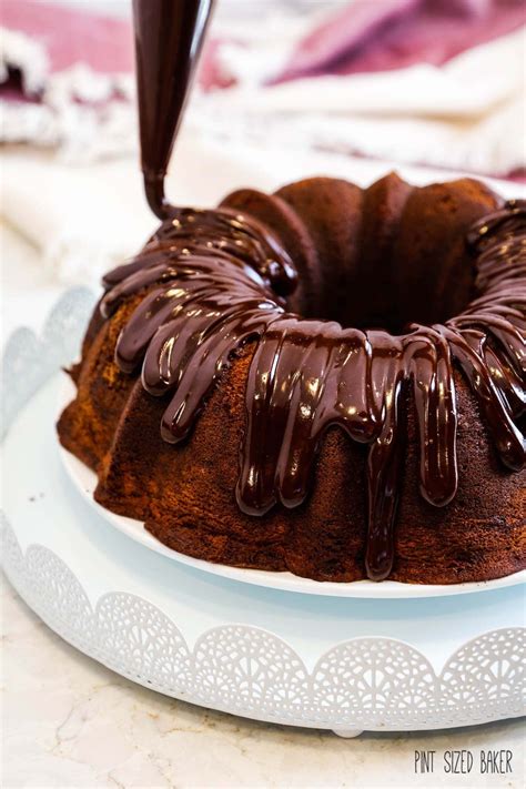 Chocolate Sour Cream Bundt Cake Video Recipe Pint Sized Baker