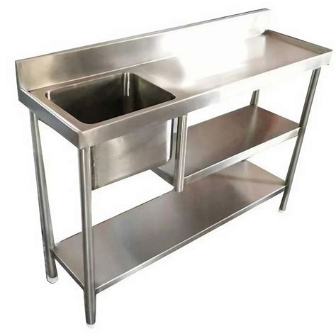 Mat Stainless Steel SS SS Sink Table Sink Shape Square Number Of